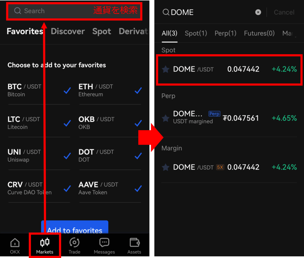 OKEx（OKX）ーチャートースマホアプリ